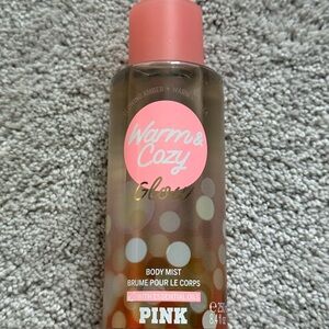 Bath & Body Works Warm & Cozy Glow Body Mist - Pink and Brown